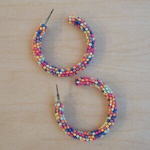 Beaded Earrings Multicolored
